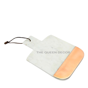 Planche à découper en métal de haute qualité Planche à fromage en acier inoxydable Forme rectangulaire en métal brillant Planche à découper polie - Product Image 6