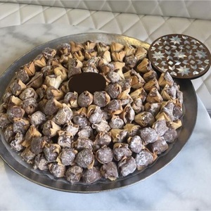 Plateau de bonbons sucrés au design de luxe Plateau ou plateau en métal rond de la plus haute qualité Porte-desserts pour les fêtes de mariage Prix le plus bas - Product Image 3