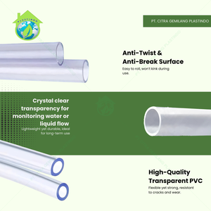 Tuyau transparent en PVC polyvalent de 1/4 pouce, sur mesure 100 m pour aquariums, irrigation agricole et projets de jardinage - Product Image 5