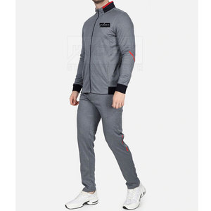 ชุดวอร์มใส่วิ่งของผู้ชายชุดออกกำลังกายผ้าฝ้าย100% ระบายอากาศได้ดีพร้อมโลโก้ออกแบบได้ตามต้องการขนาดใหญ่พิเศษ - Product Image 4