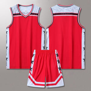 Ensemble d'uniformes de sport pour hommes pour le basket-ball personnalisé Respirant Grande taille sans manches 100% Polyester Maillots d'équipe personnalisés - Product Image 6