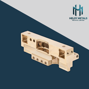 High Precision VMC Machined Brass Linear <b>Guide</b> Housing for Industrial Automation and Precision Linear Motion Assemblies - Product Image 3