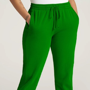 Pantalones de chándal de verano personalizados para mujeres Joggers ligeros Casual algodón suave transpirable ajuste relajado entrenamiento de gimnasia OEM ODM Streetwear - Product Image 3