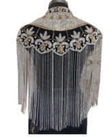 Vestido de Diseñador con Lentejuelas, Bordado a Mano, Plateado y Dorado, Brillante, Talla Grande, Estilo Vintage, Transpirable, para Primavera, Otoño e Invierno 2024