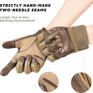 Vache fendue industrielle robuste jardin résistant aux coupures sécurité protection chauffée travail main cuir Construction gants - Product Image 2