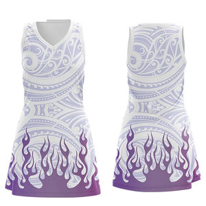 Uniforme de netball pour femmes, design confortable, logo personnalisé, impression numérique, durable, séchage rapide, qualité supérieure - Product Image 3