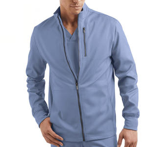 Nouvelle clinique dentaire soins infirmiers uniforme ensembles à manches courtes médical doux gommages uniforme robe chirurgicale Spandex Polyester hôpital uniforme - Product Image 4