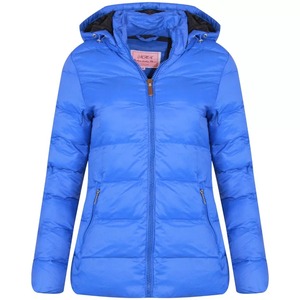 Nuevo diseño de las mujeres térmica con capucha Puffer abrigo de manga larga con cremallera completa a prueba de viento prendas de vestir transpirable - Product Image 2