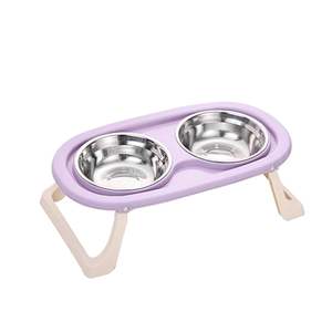 wholesale supplier Stainless Steel Food And <b>Water</b> <b>Bowl</b> With Iron Stand <b>For</b> Medium <b>Dogs</b> And Cats <b>Bowl</b> - Product Image 6