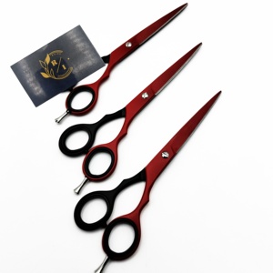 กรรไกรตัดผมและซอยผมสแตนเลสอย่างดี พร้อมโลโก้สั่งทำ ปลายคม 28 ซี่ ด้ามจับยาง สำหรับงานเสริมสวย - Product Image 5