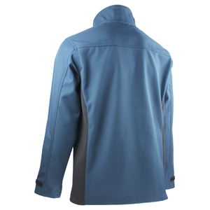 Chaqueta SoftShell de Alta Resistencia para Trabajo al Aire Libre, de Lona Verde, 3 Capas, Resistente al Viento e Impermeable, con Cuello Alto y Logotipo Frontal para Hombre - Product Image 5