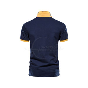 2025 hommes pour Polo t-shirts haute qualité 100% coton tissu respirant personnalisé en gros - Product Image 2