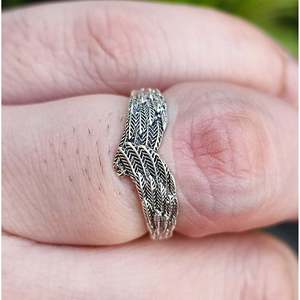 Sterling <b>Silver</b> Minimalist Angel <b>Feather</b> <b>Ring</b> Dainty Wing Hug Knuckle Band Inlay Gift for Her Birthday Anniversary Christmas IGI - Product Image 1