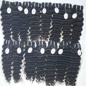 Extensiones de cabello humano de 30 pulgadas, Cabello 100% virgen rizado de extremo grueso - Product Image 4