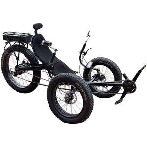 Triciclo Eléctrico Reclinado de 3 Ruedas para Adultos, Neumáticos Anchos, >800W 60V - Product Image 2