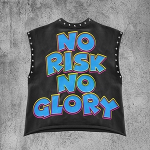 เสื้อกล้ามครอปสไตล์ลำลองของผู้ชายเสื้อออกกำลังกายผ้าฝ้าย100% หนาพิมพ์โลโก้ DTG - Product Image 4