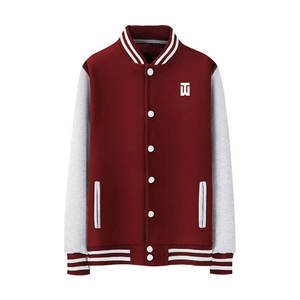 Veste Letterman à col montant pour hommes sur mesure pour l'automne et l'hiver Meilleure qualité Séchage rapide Style High Street - Product Image 1