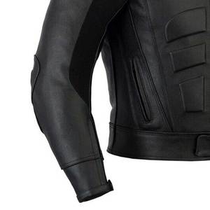 Automne hiver hommes décontracté fermeture éclair PU veste en cuir hommes vêtements mince à manches longues en cuir mode veste moto veste - Product Image 6