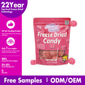Golosinas de Frutas Liofilizadas con Sabor a Bayas Crujientes, Dulces con Sabor a Frutas Ácidas, Bolsas a Granel, Marca Privada al por Mayor - Product Image 4