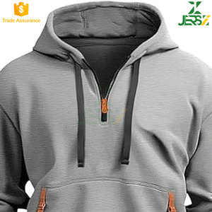 Mens Long Sleeve Tactical Pullover <b>Hoodie</b> Quarter Zip <b>Gym</b> Athletic Training Sweatshirt Casual Workout Print Polyester/Cotton - Product Image 2