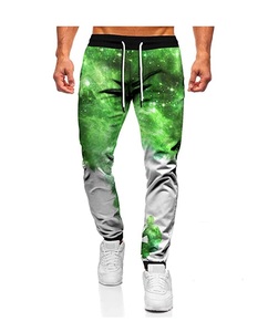 New Fashion Sublimation Trouser Style Plus Size Hot Sale Custom Made Stylish Printed Flared <b>Stacked</b> <b>Jogger</b> Pant - Product Image 1