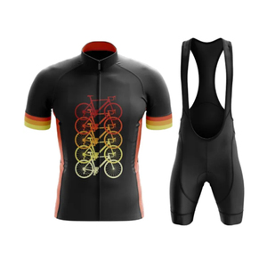 Style personnalisé hommes vélo cyclisme uniforme Jersey ensembles été Style vêtements de cyclisme ensemble nouveaux hommes cyclisme uniforme ensemble sublimé - Product Image 3