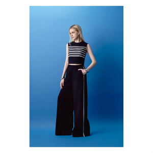 Bonne qualité femmes taille haute Long pantalon large respirant ample large décontracté ample cargo pantalon femmes - Product Image 5