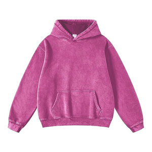 Pull surdimensionné lavage à l'acide sweat à capuche poids lourd athlétique Vintage sweat Streetwear avec serviette broderie - Product Image 5