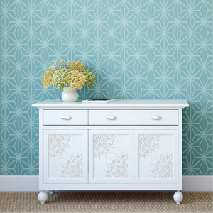 ที่กำหนดเองขนาดใหญ่พลาสติกภาพวาดแม่แบบนำมาใช้ใหม่ผนังลายฉลุ - Product Image 4