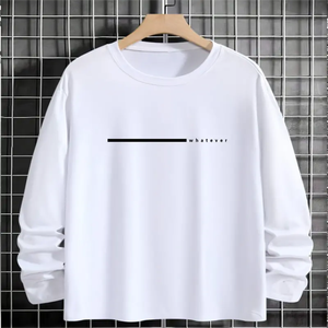 Camiseta de Algodón de Punto Sólido Estilo Hip Hop, 100% Algodón, Cuello Alto, Manga Corta, Alta Calidad, Superventas, Precio Razonable - Product Image 2