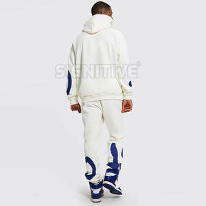 Nouveauté, survêtements pour hommes de haute qualité, 100% coton, impression en relief, respirants, séchage rapide, logo personnalisé, pour l'hiver - Product Image 4