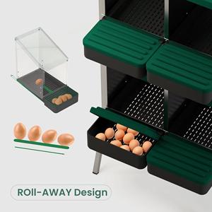 Nido de Acero Galvanizado de Alta Calidad MG02D-L: Recolección de <span class=keywords><strong>Huevos</strong></span> sin Complicaciones, <span class=keywords><strong>Gallinas</strong></span> <span class=keywords><strong>Felices</strong></span> - Product Image 3