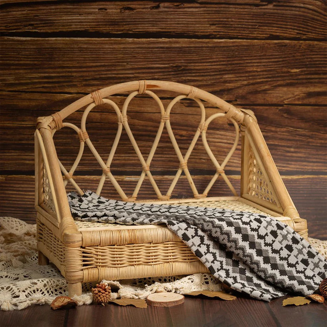 Perfect One of a Kind Vintage-inspired Handmade Ideal for New Born Baby Photography Rattan Prop From Viet Nam
