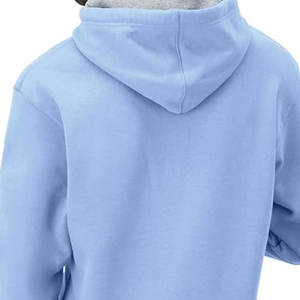 100% coton hommes hiver polaire sweats à capuche et sweat-shirts impression personnalisée Logo épais et léger solide motif Style de mode - Product Image 6