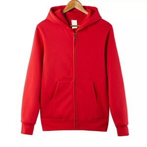 Sweat à capuche zippé en polaire pour homme, coupe classique, décontracté, avec poche avant, idéal pour l'automne – Vente en gros - Product Image 6