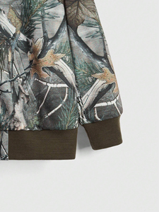 Sweat à capuche de chasse de haute qualité à prix raisonnable, logo et design personnalisés, vêtements d'extérieur de qualité supérieure, toile imperméable, respirant, motif uni - Product Image 3