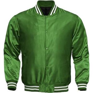 Blouson bombardier de baseball en nylon d'hiver pour hommes avec logo personnalisé manches longues col à capuche poche zippée High Street - Product Image 5