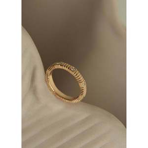Anillo de Diamantes Ins de Oro Sólido de 14k con Corte Radiante y Princesa, Joyería Fina Romántica para Uso Diario con Piedra de Ópalo - Product Image 2