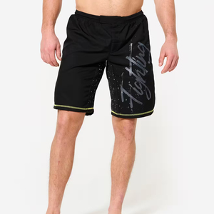 Pantalones cortos de entrenamiento físico de último diseño, ropa de gimnasio con impresión en Color sólido, pantalones cortos de boxeo MMA al por mayor, ropa de artes marciales - Product Image 1