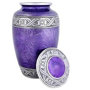 Venta al por mayor de calidad superior latón cremación urna artesanías suministros funerarios al mejor precio India - Product Image 2