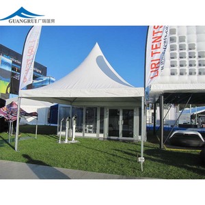 Tenda da Festa a Pagoda con Telaio in Alluminio per Esterni, Tettoia Impermeabile in PVC 3x3 4x4 5x5 10x10m per Compleanni ed Eventi in Giardino - Product Image 5