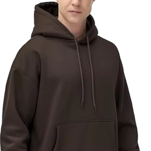 Sweat à capuche en polaire pour homme Coupe ample Ultra doux Sweat à capuche avec poches - Product Image 1