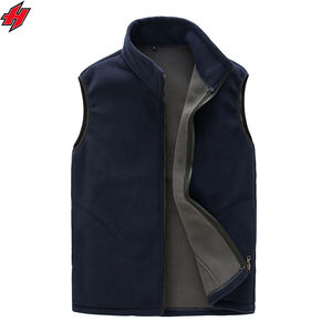 Créateurs de mode Sublimation Blanc Casual Polyester Blend Hommes Doux Polaire Gilet Polaire Gilet pour Hommes avec Impression Personnalisée Logo Tags - Product Image 6