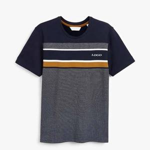 Haute qualité hommes t-shirts à manches courtes vêtements d'été décontracté blanc 100% coton couleur unie O cou hommes vêtements t-shirts - Product Image 1