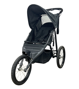 Pièces de vélo de haute technologie en aluminium, certifiées EN, à suspension sur 3 roues, durables, pour l'extérieur, avec grandes roues, commande à une main, pour bébé. - Product Image 1