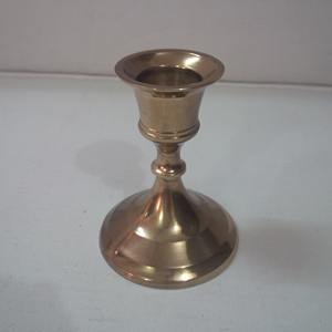 Aluminium Antique Petit Bougeoir Vintage Créatif Fait Main 20cm Home Decor Art pour Cadeaux par OMKAAAR - Product Image 2