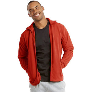 Micro-veste à fermeture éclair légère et personnalisée pour hommes vente en gros de polaire Uniforme du personnel de l'entreprise col montant Polyester personnalisé - Product Image 5