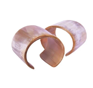 100% rond de serviette en corne de buffle différentes tailles vaisselle corne naturelle faite à la main meilleur produit de qualité - Product Image 4