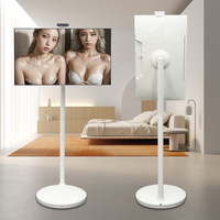 Televisor Inteligente de Alta Calidad de 32 Pulgadas, Televisor Portátil con Pantalla Táctil Móvil, Mini Televisor Inteligente de Pantalla Plana de 32 Pulgadas con Soporte de Pie, Tableta Android