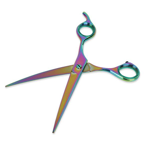 กรรไกรเล็มขนสัตว์เลี้ยงกรรไกรเล็มขนสัตว์เลี้ยงแบบโค้งทำจากไทเทเนียมหลายแบบ - Product Image 4